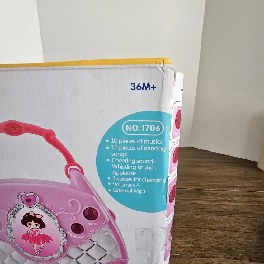 Simbektoy Dreaming Party Music Handbag Microphone Kids Toy NIB